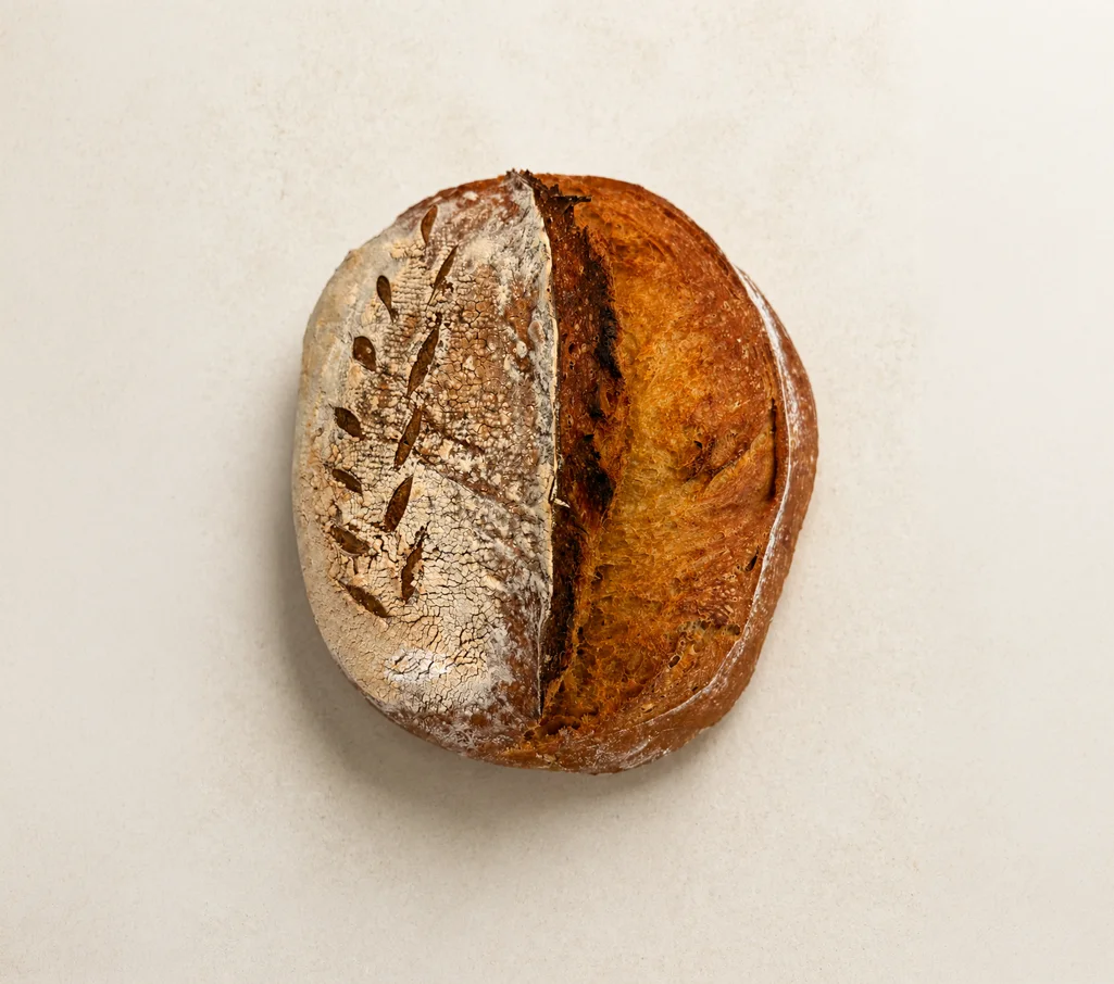 Limited edition pumpkin spice sourdough loaf